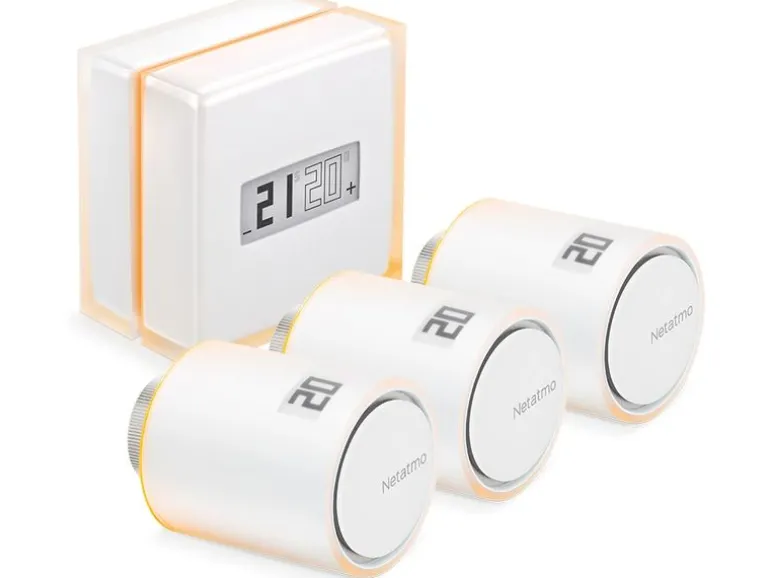 Netatmo Comfort Smartes Komfort-Set 1 Thermostat & 3 Heizkörperthermostat