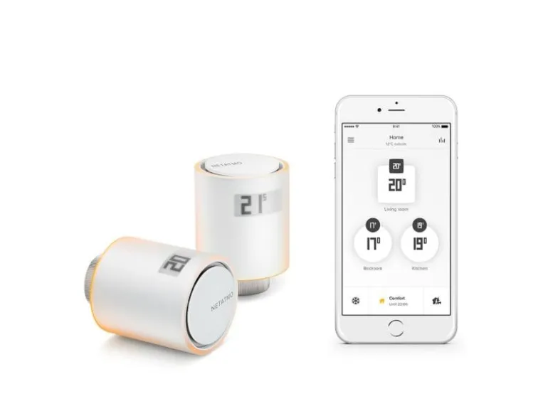 Netatmo Comfort Smartes Komfort-Set 1 Thermostat & 3 Heizkörperthermostat