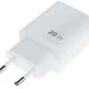 Nize USB-Wandladegerät Single USB-C 20 W, Weiss