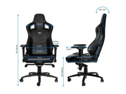 noblechairs Gaming-Stuhl EPIC Echtleder Schwarz