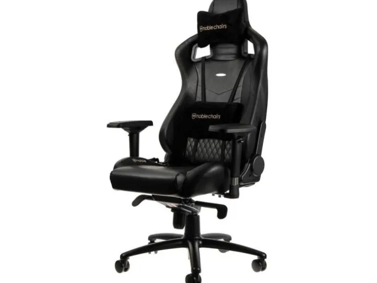 noblechairs Gaming-Stuhl EPIC Echtleder Schwarz