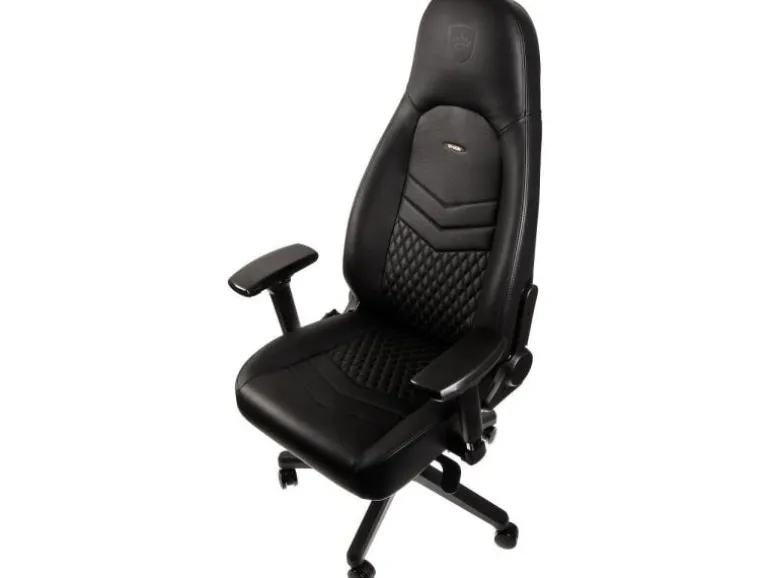 noblechairs Gaming-Stuhl ICON Echtleder Schwarz