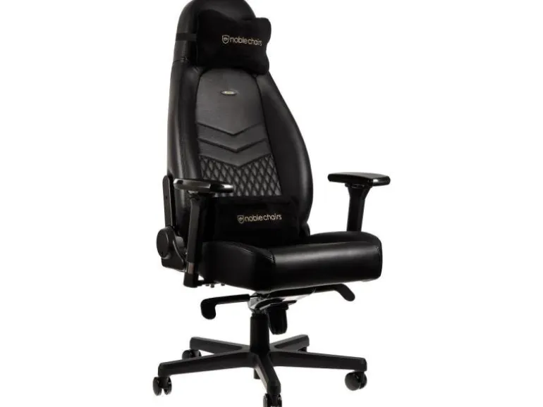 noblechairs Gaming-Stuhl ICON Echtleder Schwarz