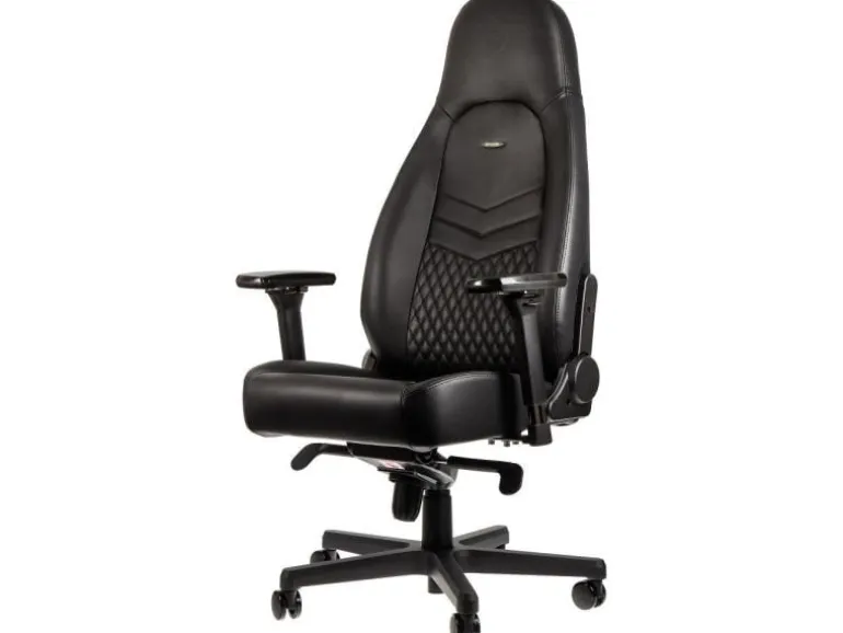 noblechairs Gaming-Stuhl ICON Echtleder Schwarz