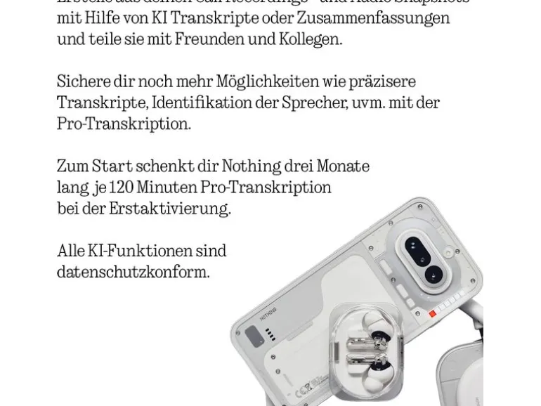 Nothing Ear True Wireless In-Ear-Kopfhörer Ear (3a) Gelb