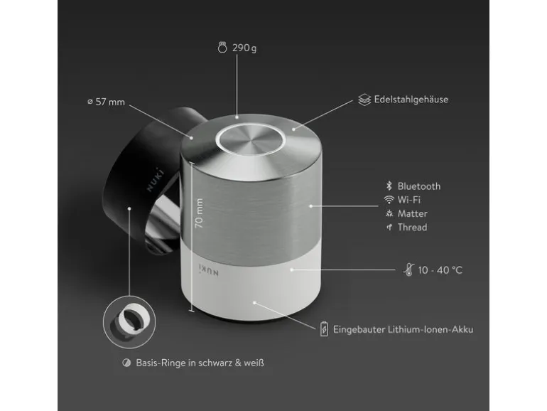 NUKI Access Kit PRO (5th Gen) CH-Zylinder Weiss