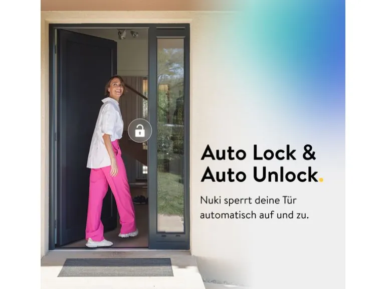 NUKI Home Set GO Basic (5th Gen) EU-Zylinder Schwarz/Weiss