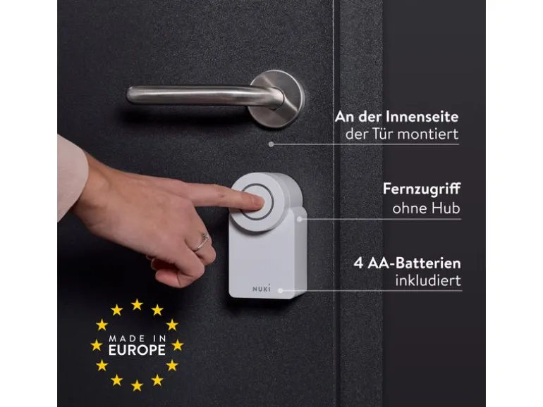 NUKI Smart Lock GO CH-Zylinder (5th Gen) Weiss