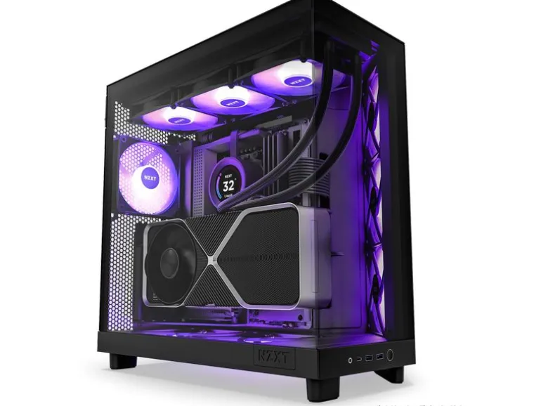 NZXT PC-Gehäuse H6 RGB Flow Schwarz