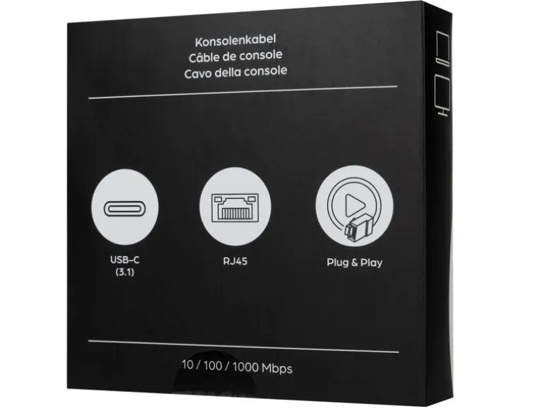 onit Adapterkabel USB-C – RJ45 Grau/Schwarz, 3 m