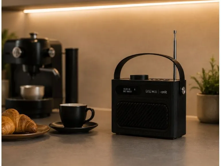 onit DAB+ Radio Amoroso Schwarz