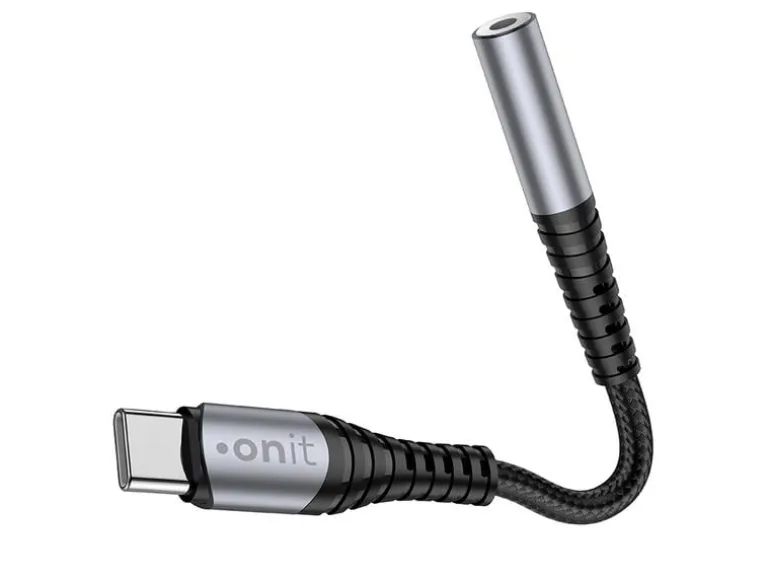 onit Digital-Audio-Adapter USB-C auf 3.5 mm Klinke