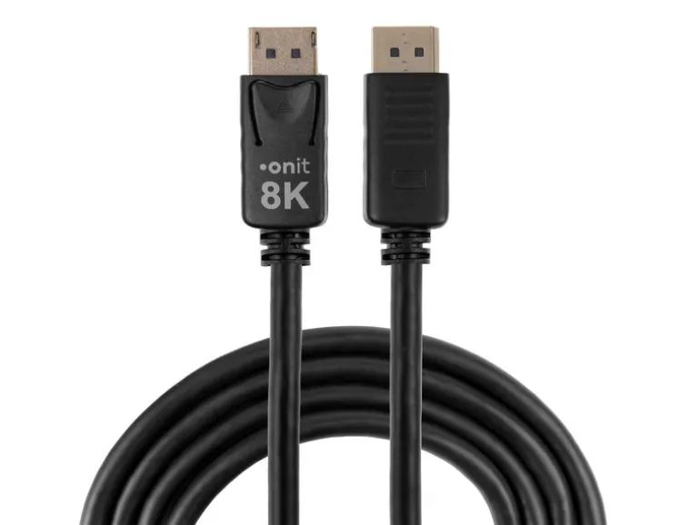 onit Kabel Basic DisplayPort - DisplayPort, 8K/60Hz, 1 m