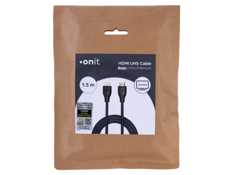 onit Kabel Basic HDMI - HDMI, 8K/60Hz, 1.5 m