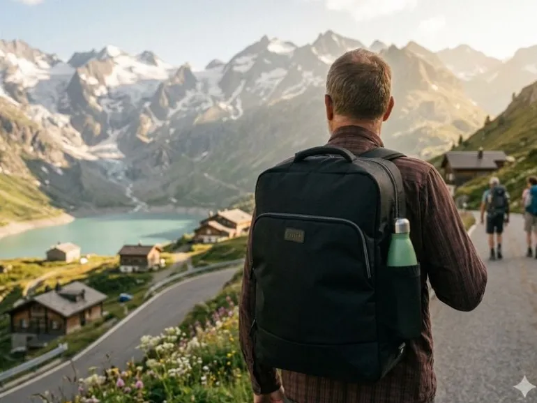 onit Notebook-Rucksack Charge Eco 15.6 ", 25 l, Schwarz