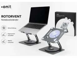 onit Notebook-Ständer ROTORVENT 10 - 17.3