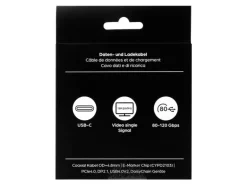 onit Thunderbolt 5-Kabel 240 W USB-C - USB-C, 1 m, Schwarz/Grau