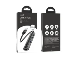 onit USB-A-Hub 3A1RJ45 USB Typ-A