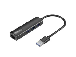 onit USB-A-Hub 3A1RJ45 USB Typ-A