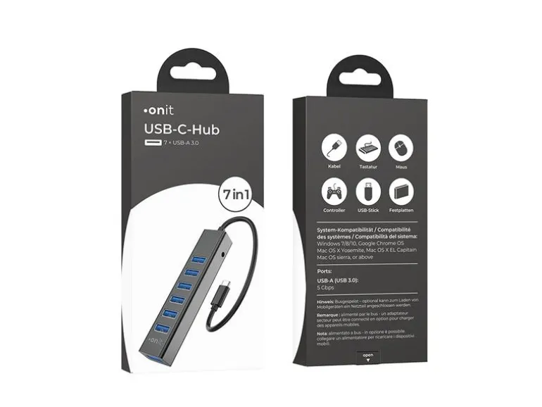 onit USB-C-Hub 7A