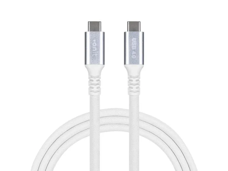 onit USB4-Kabel Pro 100 W, USB-C - USB-C, 2 m, Weiss