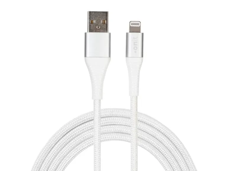 onit USB 2.0-Kabel 12 W, MFi, USB-A - Lightning, 0.5 m, Weiss