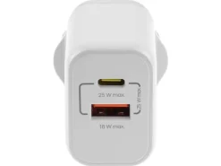 onit USB-Wandladegerät Dual 1C1A 25 W GaN Weiss