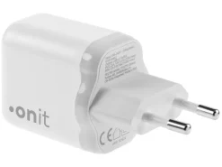 onit USB-Wandladegerät Single 1C 20 W GaN Weiss