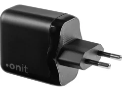 onit USB-Wandladegerät Triple 2C1A 45 W GaN Schwarz