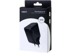 onit USB-Wandladegerät Triple 2C1A 45 W GaN Schwarz