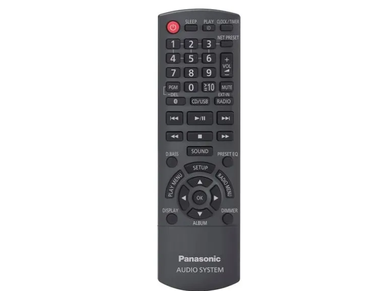 Panasonic Micro-HiFi Anlage SC-PMX802E Schwarz/Silber