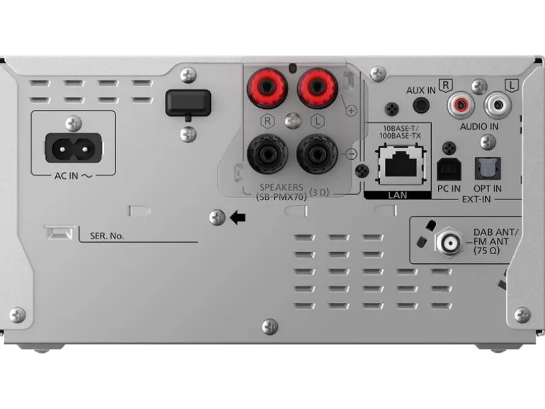 Panasonic Micro-HiFi Anlage SC-PMX802E Schwarz/Silber