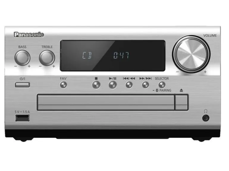 Panasonic Micro-HiFi Anlage SC-PMX802E Schwarz/Silber