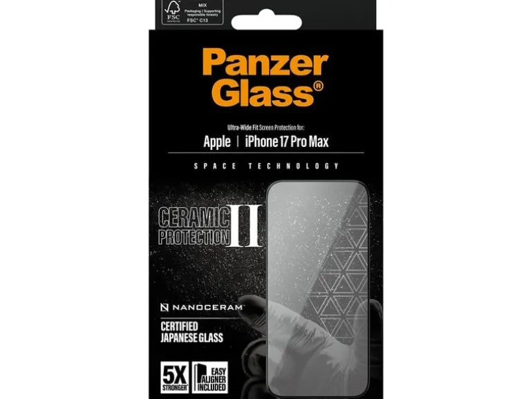 Panzerglass Displayschutz Ceramic II iPhone 17 Pro Max