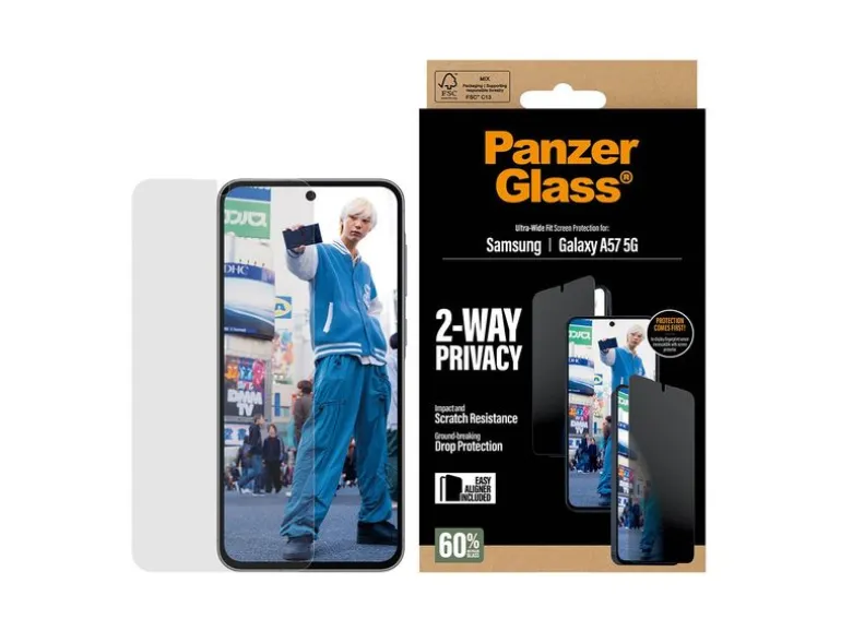 Panzerglass Displayschutz Ultra Wide Fit Privacy Galaxy A57