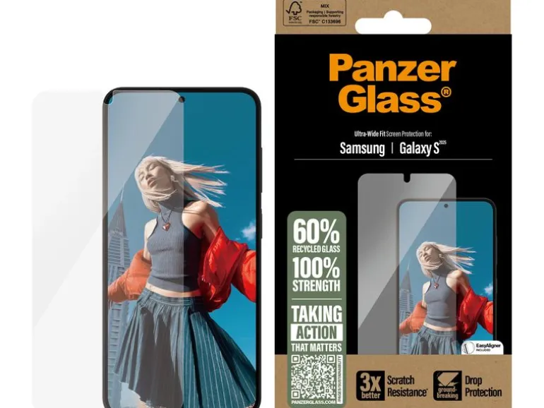 Panzerglass Displayschutz Ultra Wide Fit Galaxy S25