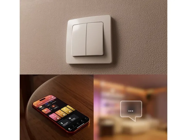 Philips Hue Wandschaltermodul NC 6A 2-Kanal weiss