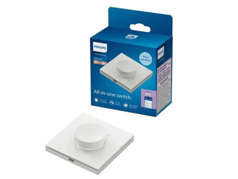 Philips PHI dial switch Weiss Plastik