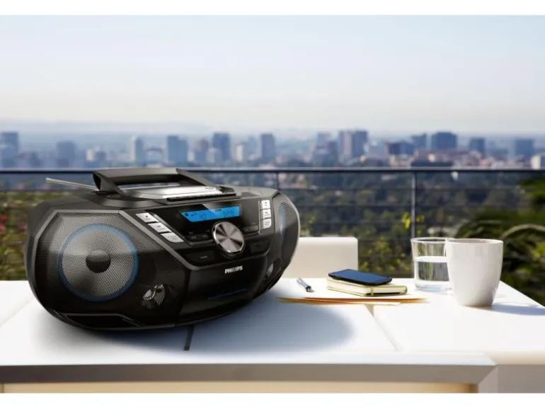 Philips Radio/CD-Player AZB798T/12 Schwarz