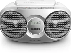 Philips Radio/CD-Player AZ215 Silber