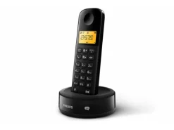 Philips Schnurlostelefon D2601B Schwarz