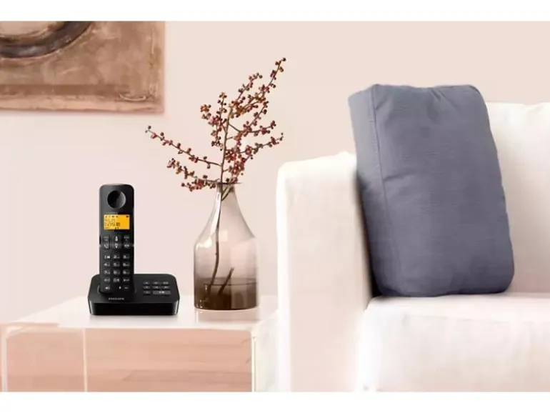 Philips Schnurlostelefon D2651B Schwarz