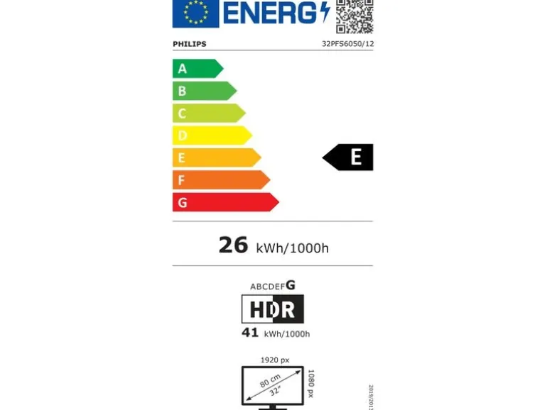 Philips TV 32PFS6050/12 32", 1920 x 1080 (Full HD), LED-LCD
