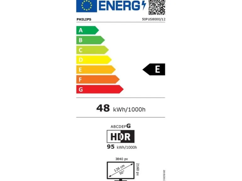 Philips TV 50PUS8000/12 50" 4K Ambilight TV, 2025