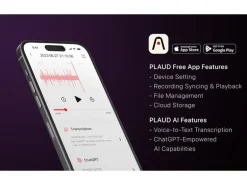 Plaud Diktiergerät Note AI-Recorder SIL Silber