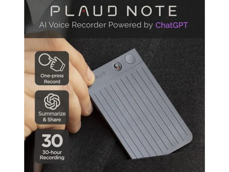 Plaud Diktiergerät Note AI Voice Recorder Gold