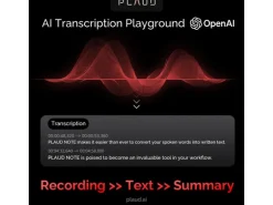 Plaud Diktiergerät Note AI Voice Recorder Gold