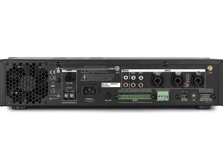 Power Dynamics Verstärker Pro PDV360MP3 4-Zonen Mischer