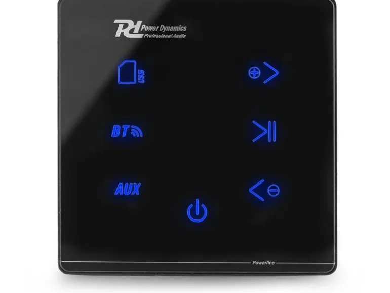 Power Dynamics Verstärker Pro Powerline A50B 2x 20W, Schwarz