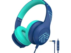 PowerLocus PLED Wired, Over-Ear, Blau, Kinder